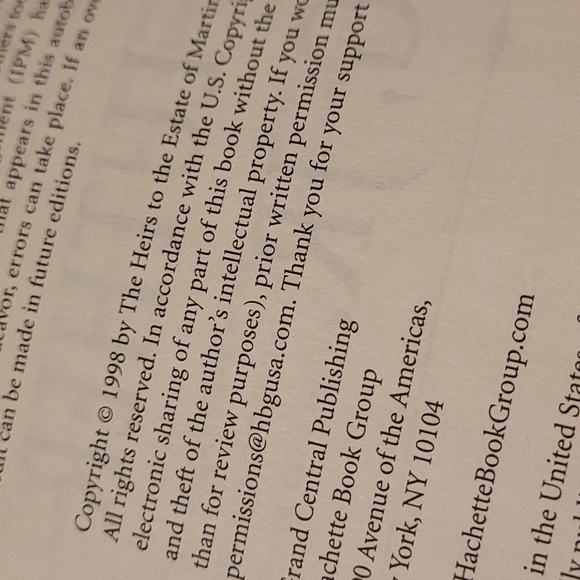 The Autobiography Of Martin Luther King Junior, By Clayborne Carson 2001 - Picture 14 of 16